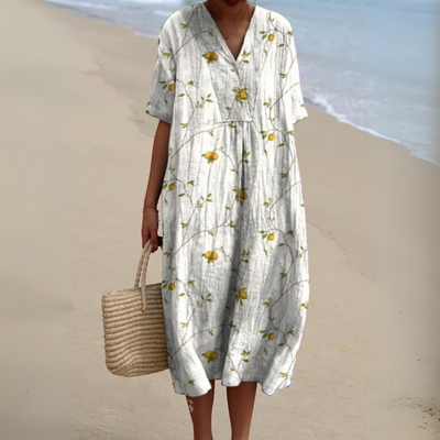 Nathalie - Vestido geométrico elegante