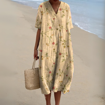 Nathalie - Vestido geométrico elegante