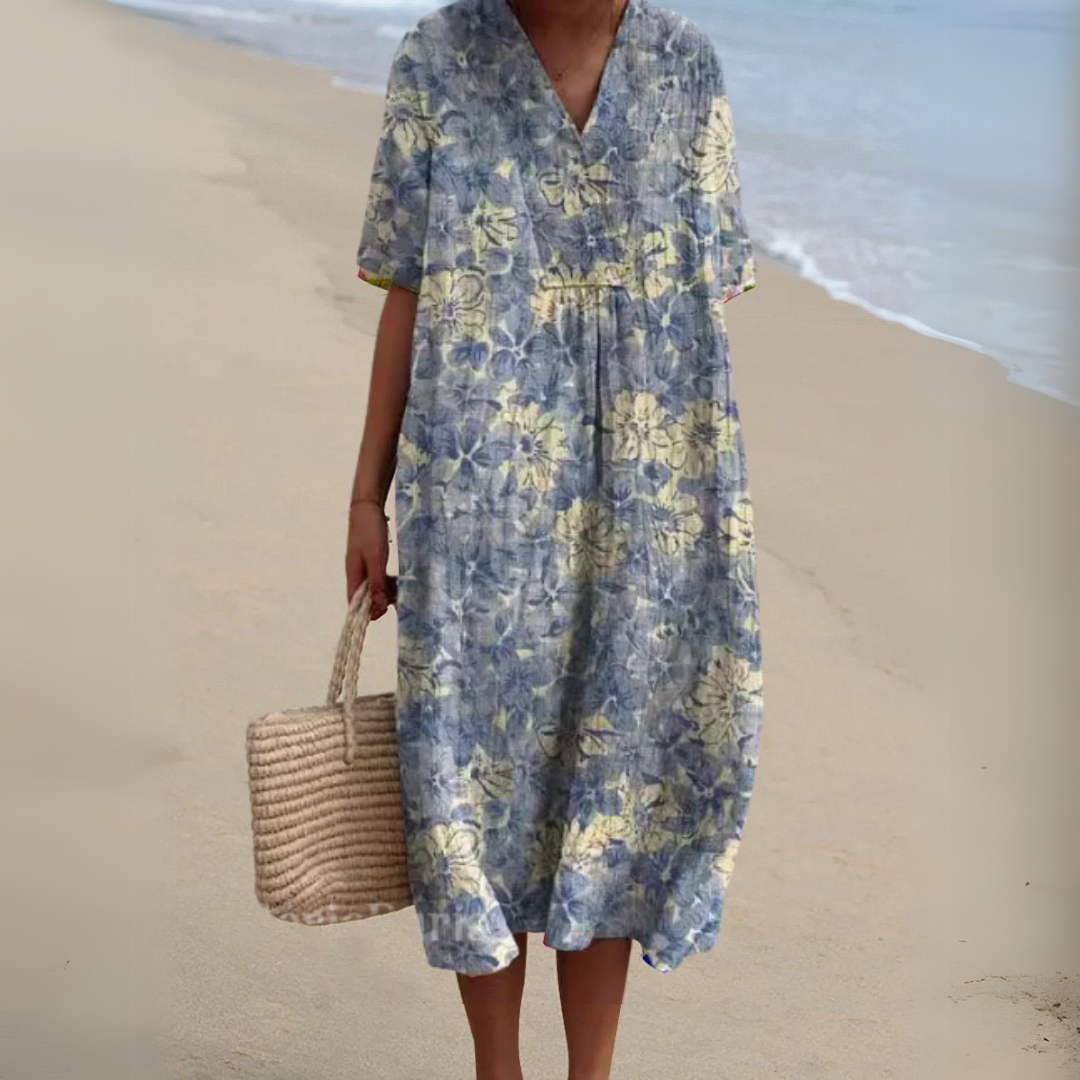 Nathalie - Vestido geométrico elegante