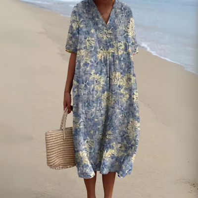 Nathalie - Vestido geométrico elegante