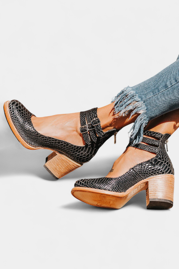 Penka - Tacones Bloque Modernos