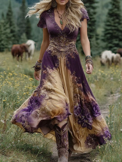 ISOLDE | VESTIDO LARGO CON DETALLES ARTESANALES Y ELEGANCIA ATEMPORAL