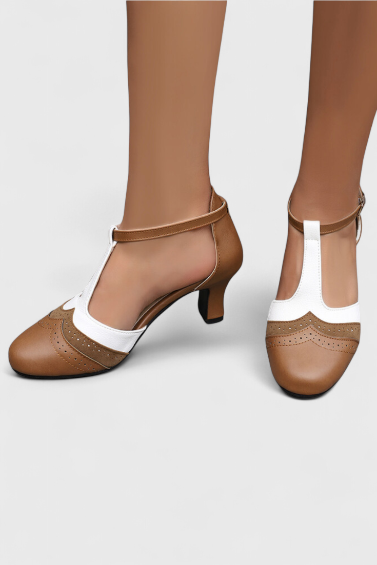 Nicole - Tacones Ortopédicos con Encanto Vintage