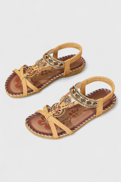 Lera - Sandalias bohemias planas