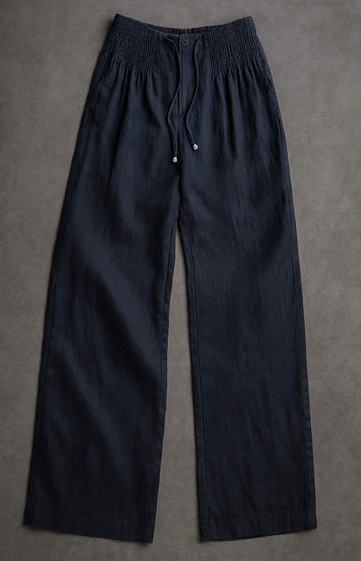 ANDREA | PANTALONES LIGEROS DE ALGODÓN Y LINO DE ALTA CALIDAD