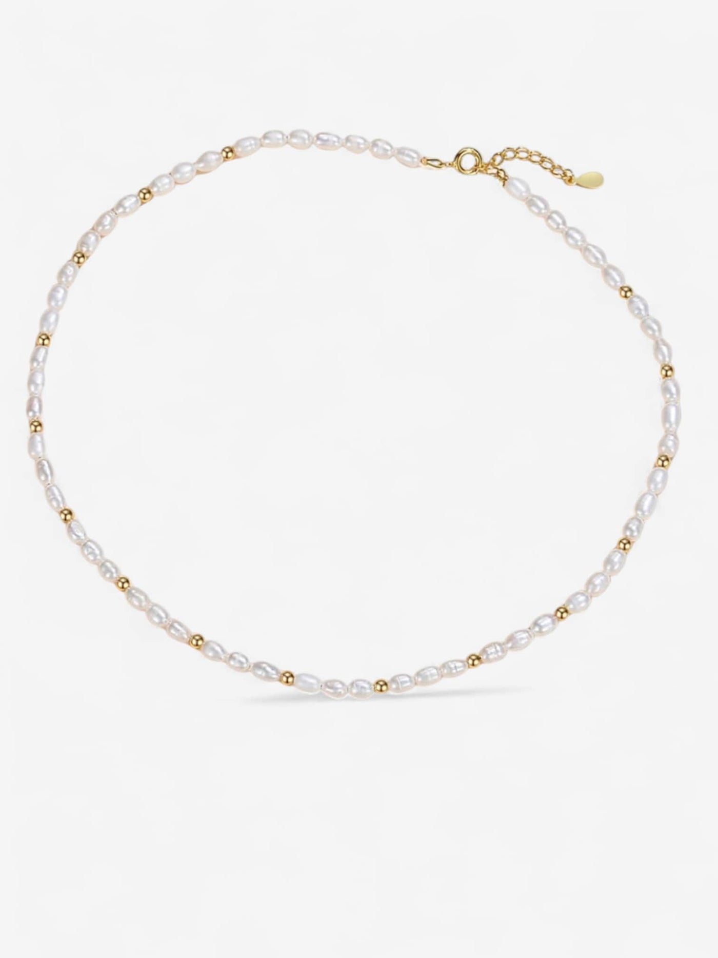 CELESTE PEARL | GARGANTILLA CON PERLAS NATURALES Y DETALLES EN ORO