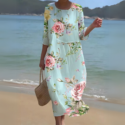 Miranda - Vestido de Flores Elegante