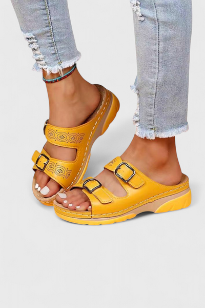 Tamsin - Sandalias de Cuero Ortopédicas