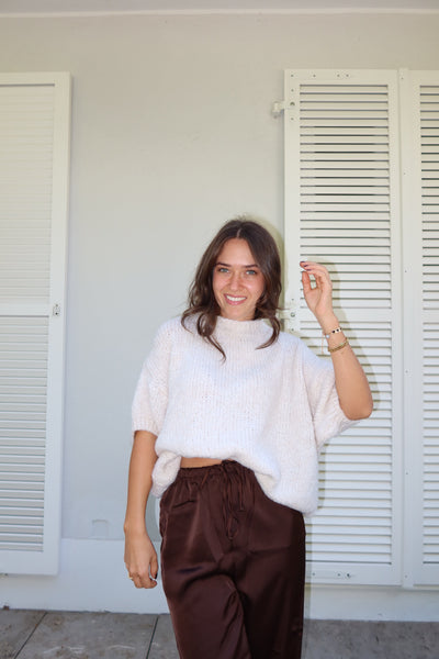 Suéter de manga corta Lian