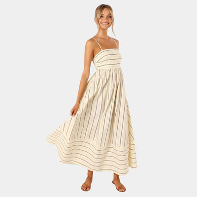 Rosa - Vestido Casual a Rayas