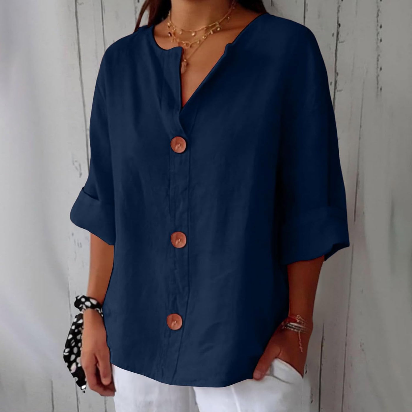 Dirica | Blusa casual de lino