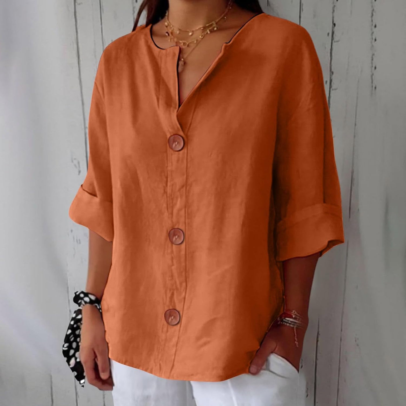 Dirica | Blusa casual de lino