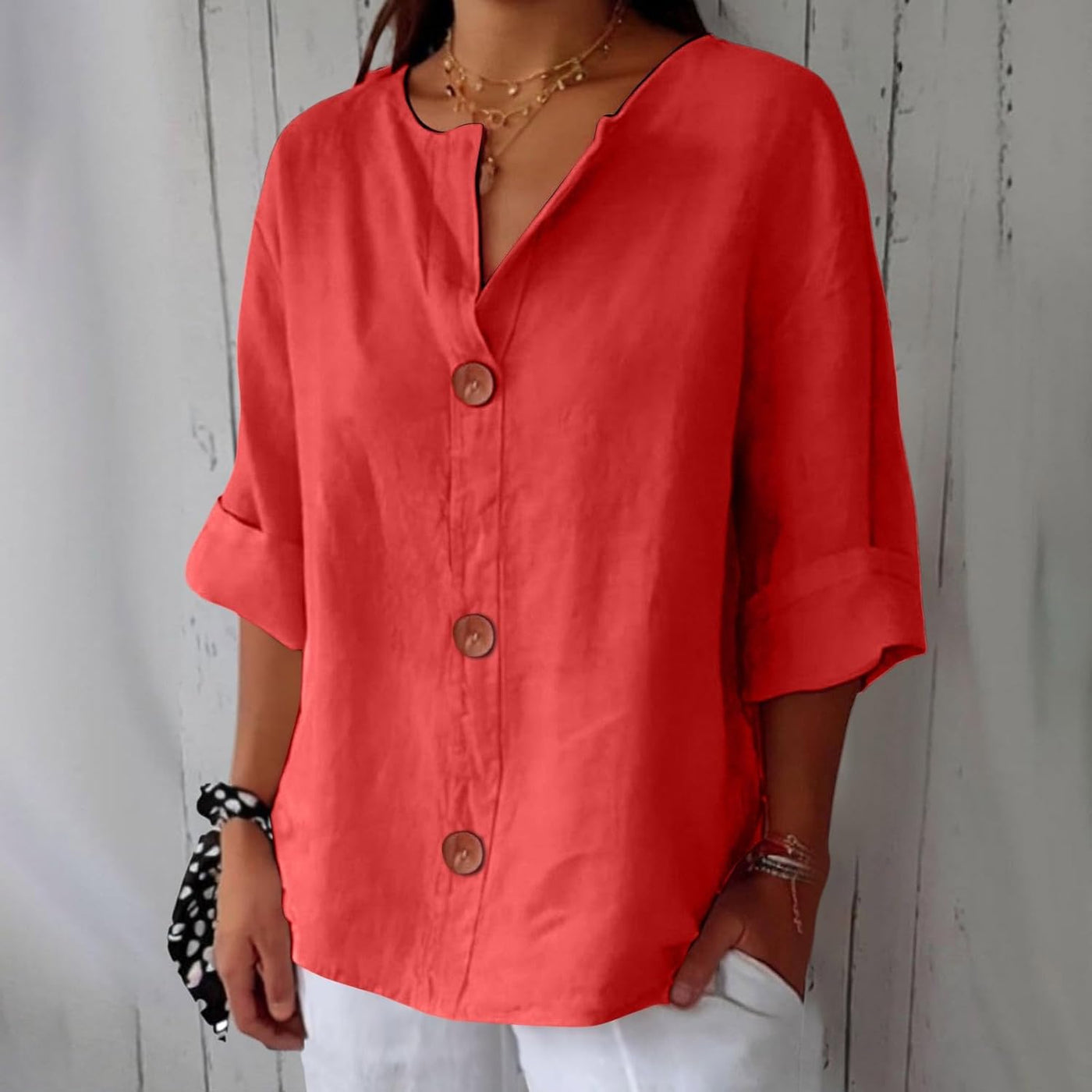 Dirica | Blusa casual de lino