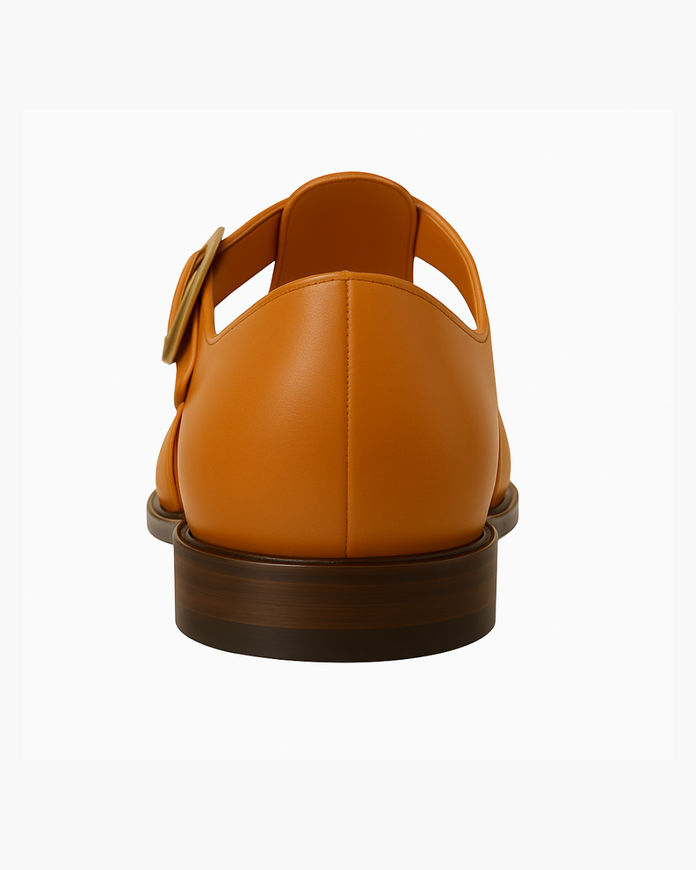 Sandalia cerrada con correa