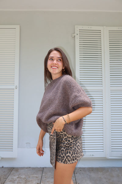 Suéter de manga corta Lian