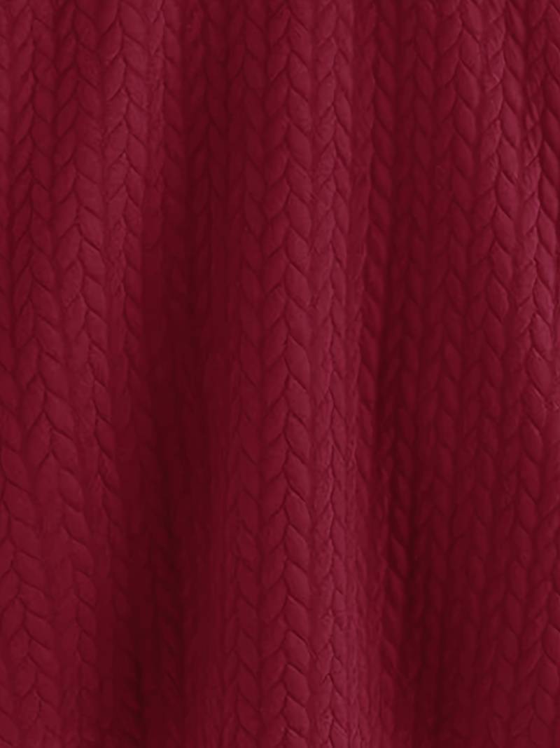 Daleyza - Abrigo de Felpa de Punto con Capucha