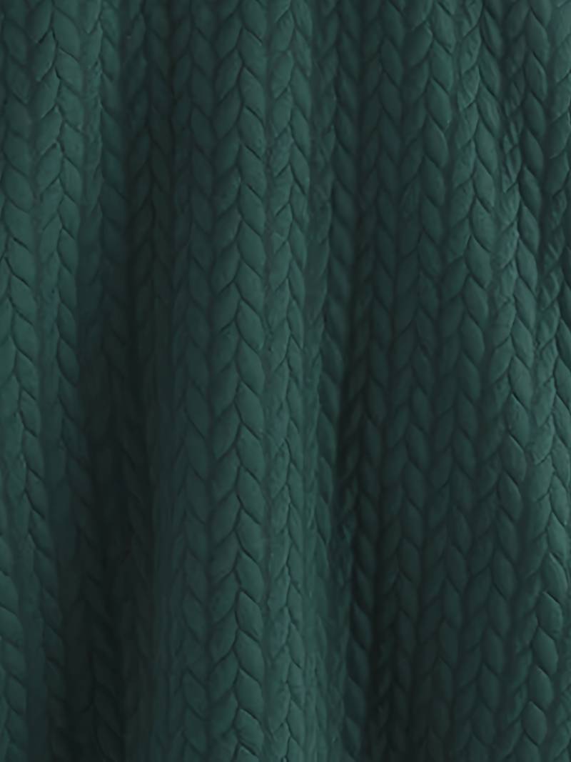 Daleyza - Abrigo de Felpa de Punto con Capucha