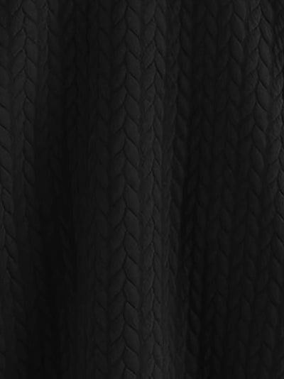 Daleyza - Abrigo de Felpa de Punto con Capucha