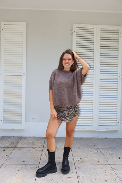 Suéter de manga corta Lian