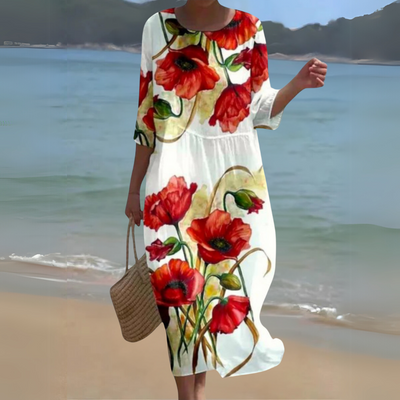 Miranda - Vestido de Flores Elegante