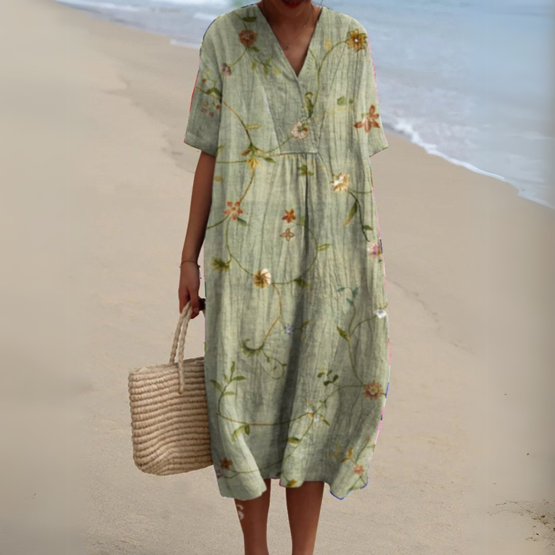 Nathalie - Vestido geométrico elegante