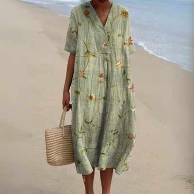 Nathalie - Vestido geométrico elegante