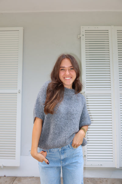 Suéter de manga corta Lian