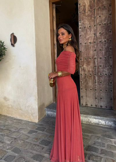 Hera | Verstido asimétrico gasa ligera