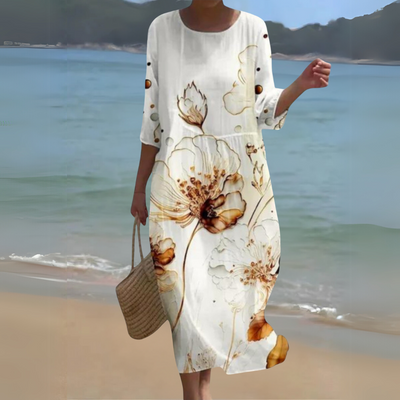 Miranda - Vestido de Flores Elegante