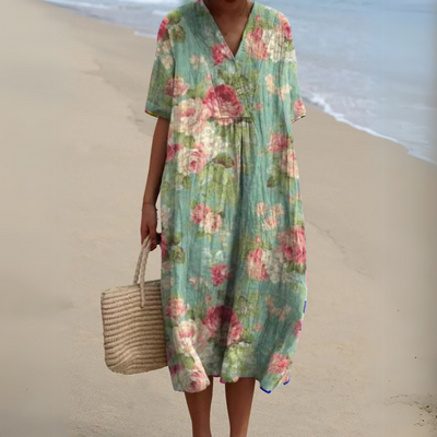 Nathalie - Vestido geométrico elegante