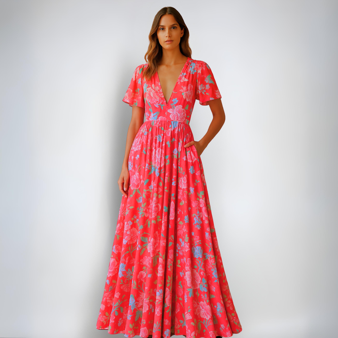 Tessa - Vestido de Flores Luxe