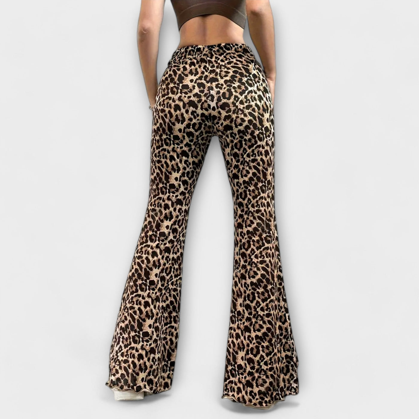 Pantalón Bootcut de Leopardo