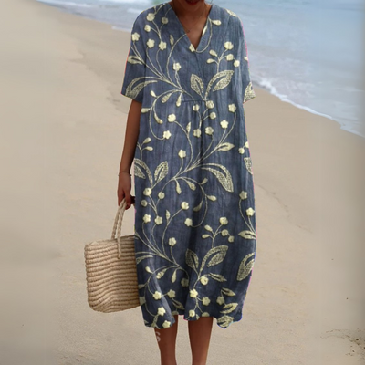 Nathalie - Vestido geométrico elegante