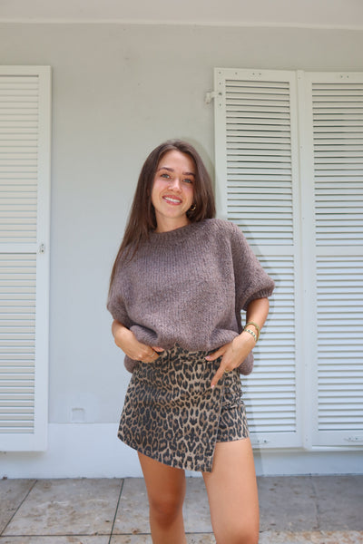 Suéter de manga corta Lian