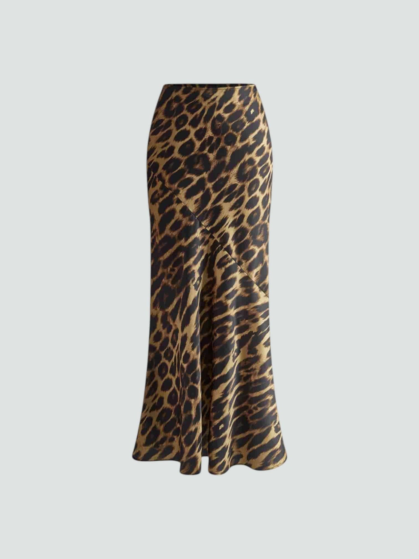 VERÓNICA | FALDA MIDI SATINADA ANIMAL PRINT