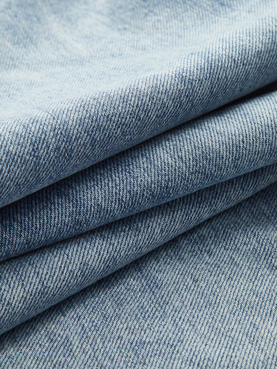 CARMEN | VAQUEROS RECTOS DE TIRO ALTO CON BOTONADURA CRUZADA