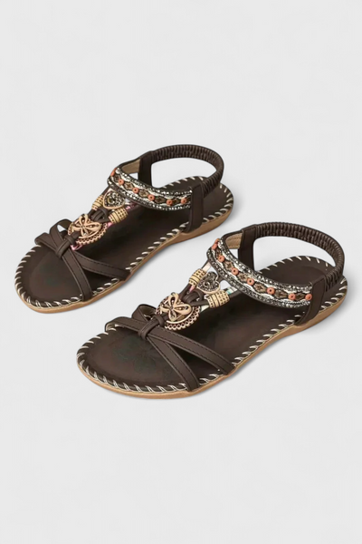 Lera - Sandalias bohemias planas