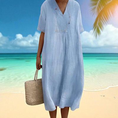 Soraia - Vestido geométrico elegante