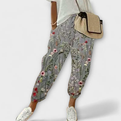 Burga – Pantalón cómodo de algodón y lino