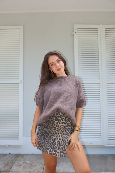 Suéter de manga corta Lian