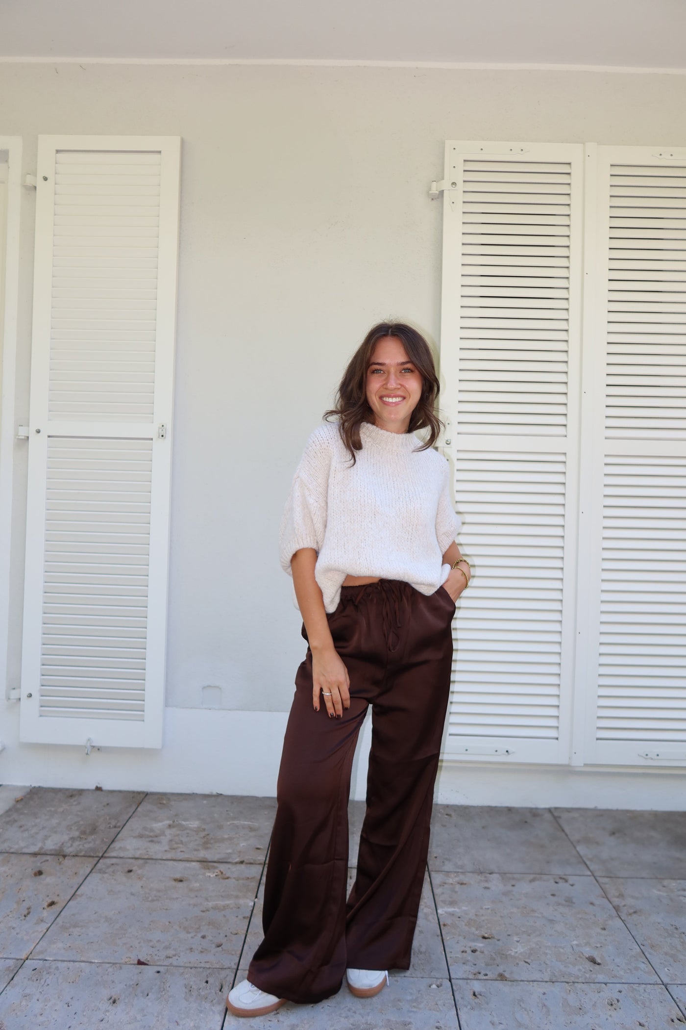 Suéter de manga corta Lian