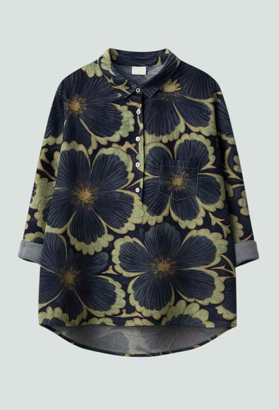 SHIREEN | CAMISA CON VOLANTES ROMÁNTICOS