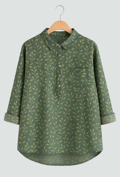 SHIREEN | CAMISA CON VOLANTES ROMÁNTICOS