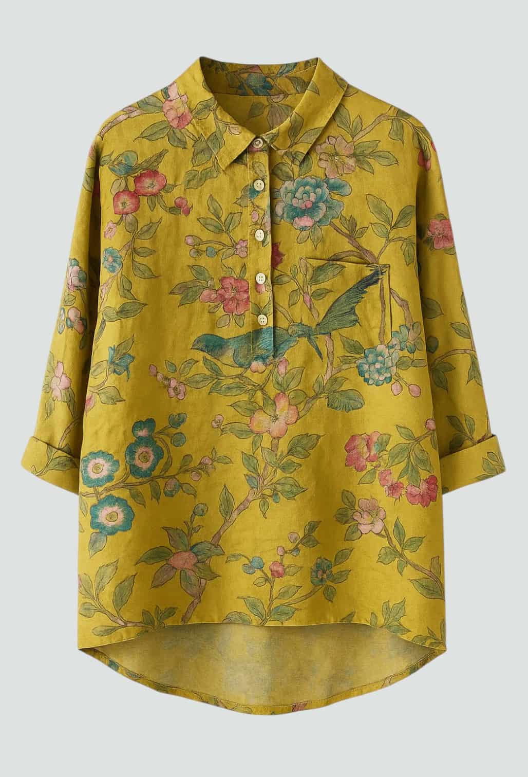 SHIREEN | CAMISA CON VOLANTES ROMÁNTICOS