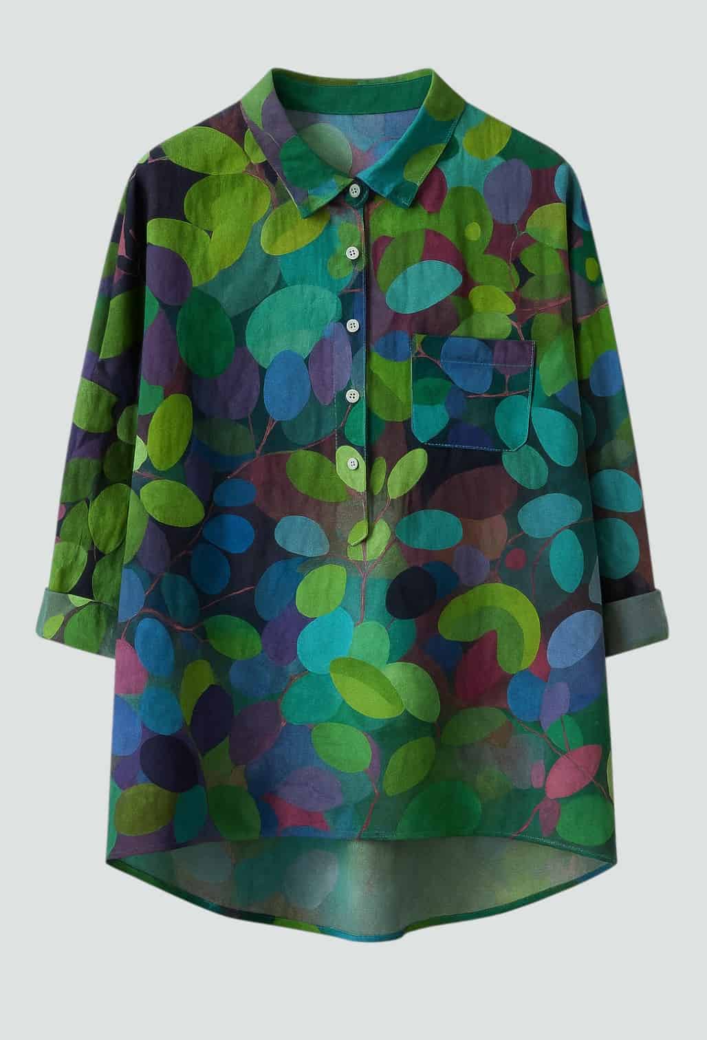 SHIREEN | CAMISA CON VOLANTES ROMÁNTICOS