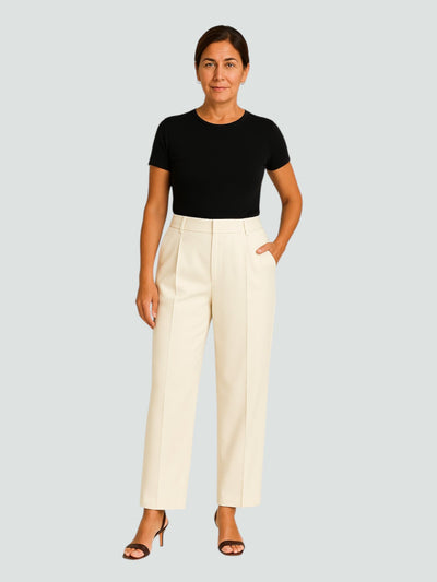 INÉS | PANTALÓN RECTO DE TIRO ALTO