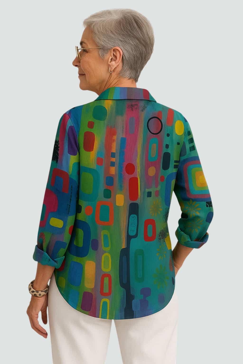 ALMA | CAMISA ESTAMPADA DE COLORES