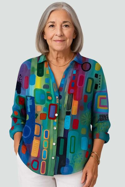 ALMA | CAMISA ESTAMPADA DE COLORES