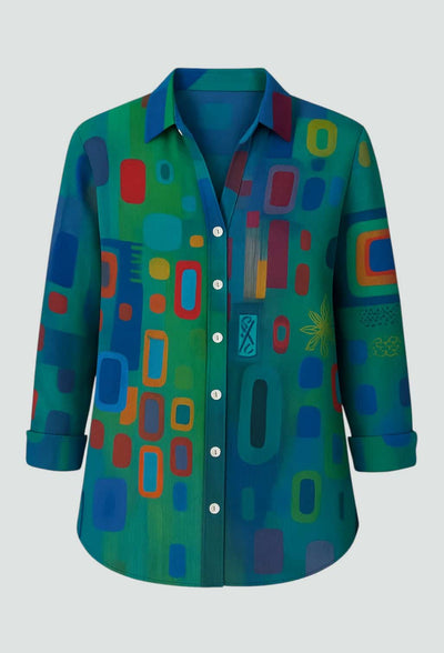 ALMA | CAMISA ESTAMPADA DE COLORES