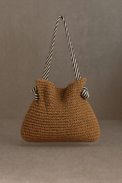 PALOMA | BOLSO BOHO CON ASAS A RAYAS